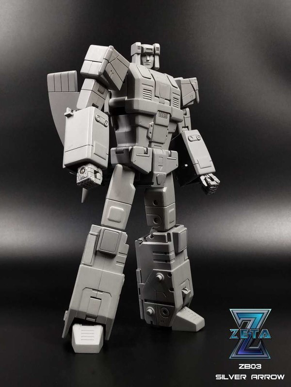 Zeta Toys Shows Prototype Silver Arrow Unofficial MP Alike Silverbolt  (1 of 9)